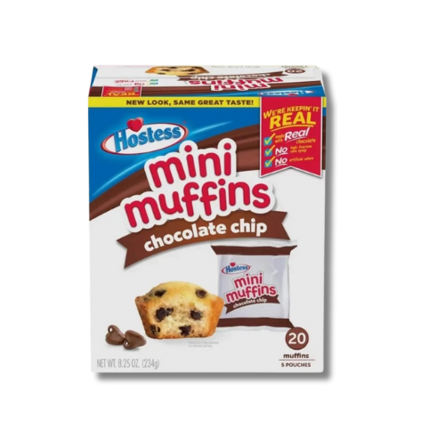 Hostess mini Muffins Chocolate Chip  20er Packung 234g